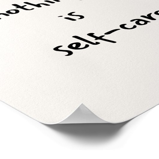 Poster Self-care quote (Coin)