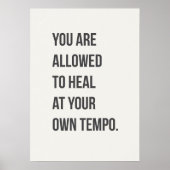 Poster Self Care Quote. Mindful Living (Devant)
