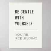 Poster Self Compassion Decor. Mental Wellness (Devant)