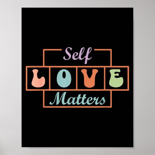Poster Self Love Matters (Devant)