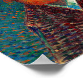 Poster Self-Portrait (1887) de Vincent Van Gogh. Réplica (Coin)