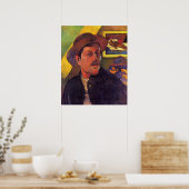Poster Self-Portrait in a Hat, Paul Gauguin, (Cuisine)