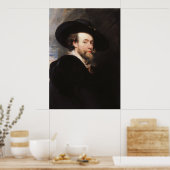 Poster Self Portrait par Sir Peter Paul Rubens (Cuisine)