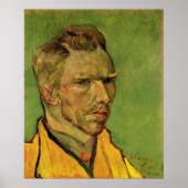 Poster Self Portrait, Vincent van Gogh. (Devant)