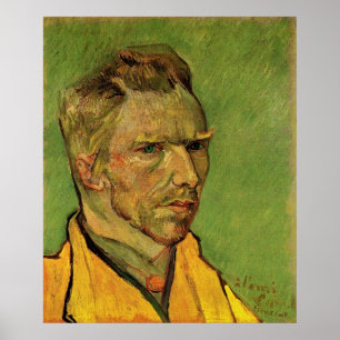 Poster Self Portrait, Vincent van Gogh.