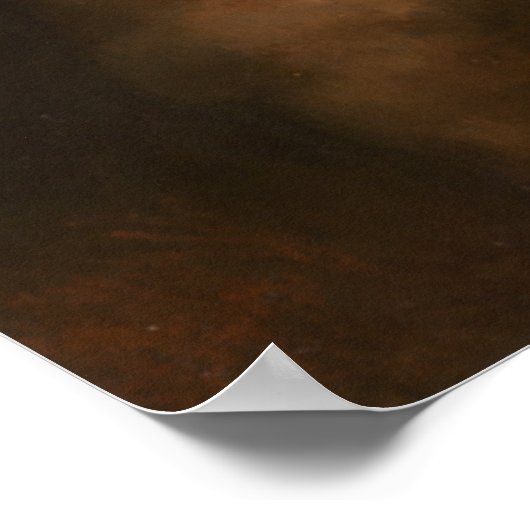 Poster Self-Portrait with Beret by Rembrandt (Coin)