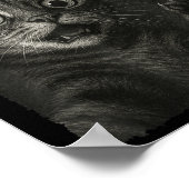 Poster Selfie Chat Halloween Drôle Avec Soky Chat Ghost L (Coin)