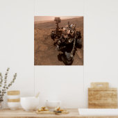 Poster Selfie NASA Mars Curiosity Rover Red Planet (Cuisine)