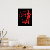 Poster Selina Kyle Catwoman - logo (Cuisine)
