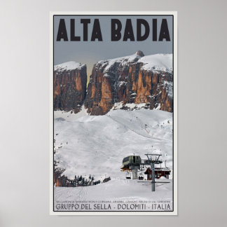 Poster Sella Ronda - Alta Badia