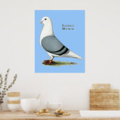 Poster Selle bleue Homer (Cuisine)
