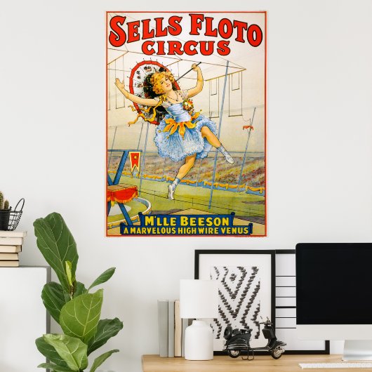 Poster Sells Floto Circus (Bureau à domicile)