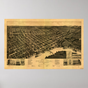 Poster Selma, Alabama (1887)