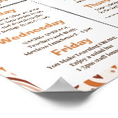 Poster Semaine d'appréciation de l'enseignant Itinéraire  (Coin)