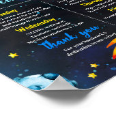 Poster Semaine d'appréciation de l'enseignant spatial Iti (Coin)