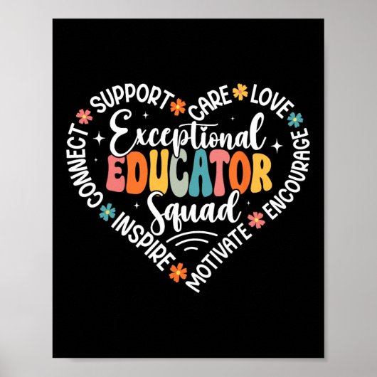Poster Semaine d'appréciation de l'équipe d'éducateurs ex (Devant)
