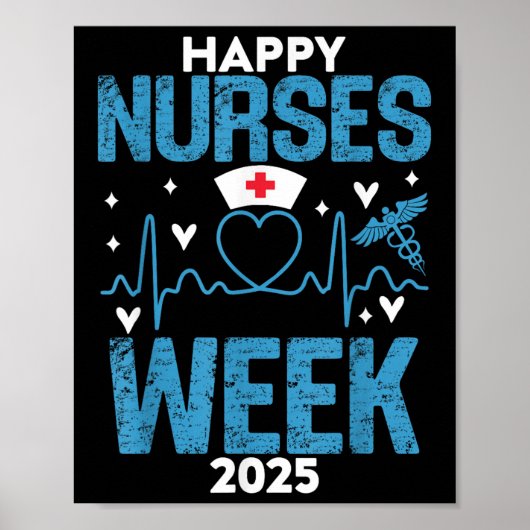 Poster Semaine d'appréciation des infirmières - Joyeuses  (Devant)