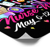 Poster Semaine d'appréciation des infirmières - Joyeuses  (Coin)