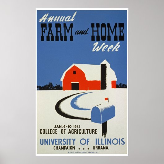 Poster Semaine de la ferme et de la maison (Devant)