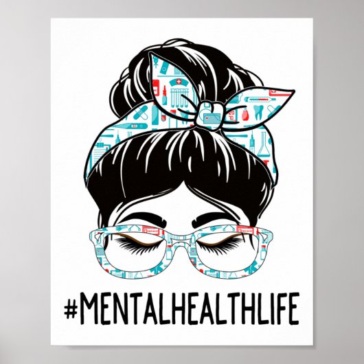 Poster Semaine de la santé Jour d'appréciation Femmes Mes (Devant)