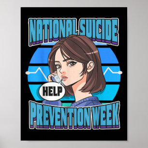 Poster Semaine nationale de prévention du suicide Soutien