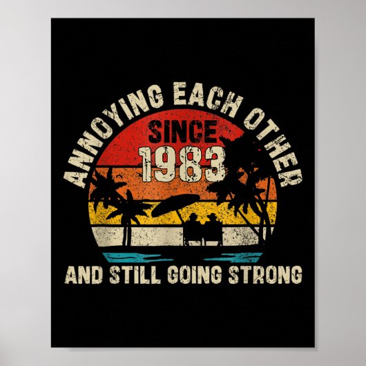 Poster S'embêter depuis 1983 42e anniversaire (Devant)