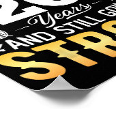 Poster S'embêter pendant 20 ans - 20e Mariage et (Coin)