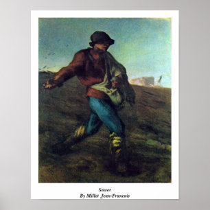 Poster Semeur par le millet (ii), Jean-Francois
