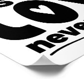 Poster semi-brillant 11x14 "Hesed Never Fails" (Coin)