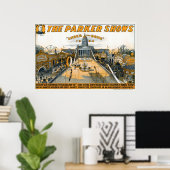 Poster Semi-centenaire du Kansas. State House Grounds. (Bureau à domicile)