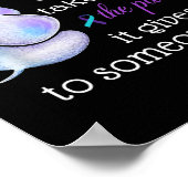 Poster Semicolon de prévention du suicide (Coin)