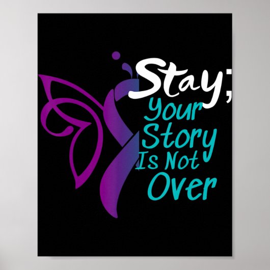 Poster Semicolon de sensibilisation à la prévention du su (Devant)