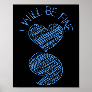 Poster Semicolon Je Serai Un Amende De Dépression Suicide