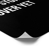 Poster Semicolon Mon histoire n'est pas encore fini pour (Coin)