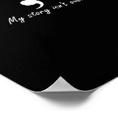 Poster Semicolon Mon histoire n'est pas sur manches longu (Coin)