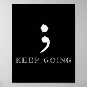 Poster Semicolon Project Mental Health Awareness