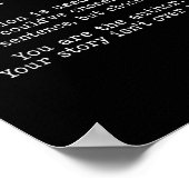 Poster Semicolon rétro Définition Prévention du suicide A (Coin)