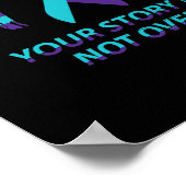 Poster Semicolon Sensibilisation au suicide Santé mentale (Coin)