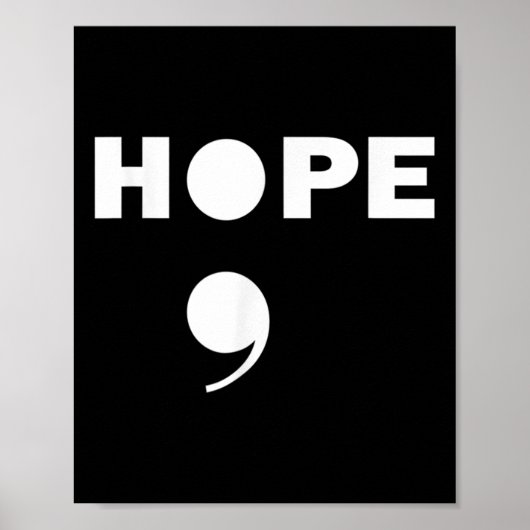 Poster Semicolon Suicide Awareness For A Mental Supporter (Devant)