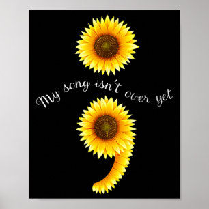 Poster Semicolon Sunflowe Diffusion de l'expertise en san