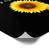 Poster Semicolon Sunflowe Diffusion de l'expertise en san (Coin)