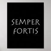 Poster Semper fortis (Devant)
