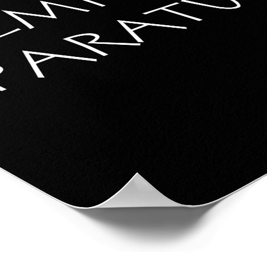 Poster Semper paratus (Coin)