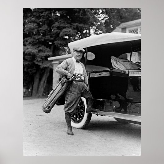 Poster Sénateur de golf, années 1920 (Devant)