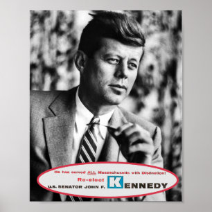 Poster Senator John F. Kennedy 1958
