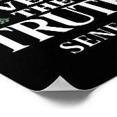 Poster Seneca Citation Le temps révèle la vérité philosop (Coin)