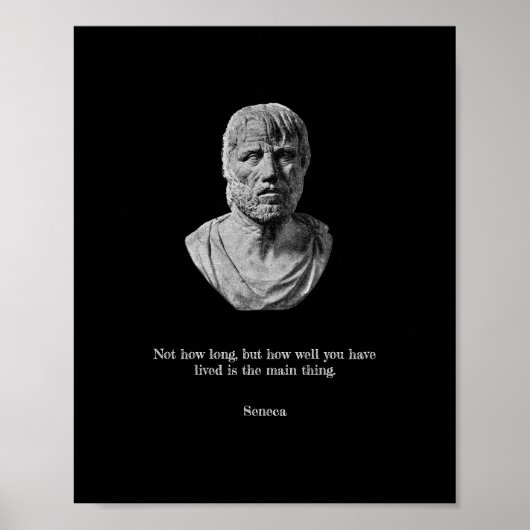 Poster Seneca - Philosophie stoïque (Devant)