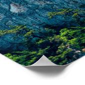 Poster Seneca Rocks en été, Virginie-Occidentale (Coin)