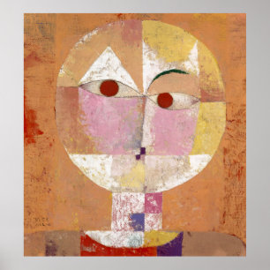 Poster Senecio (Baldgreis) (1922) peinture de Paul Klee