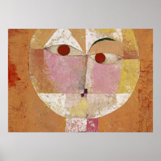 Poster Senecio, Bientôt vieilli par Paul Klee (Devant)